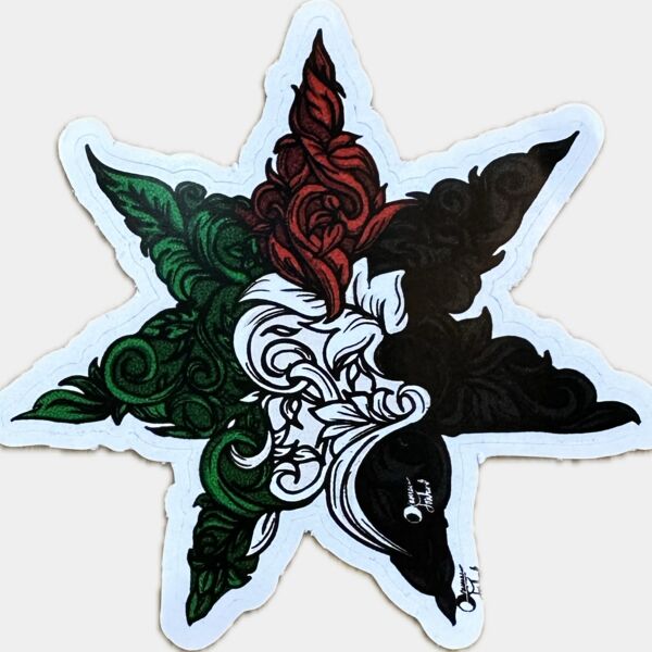 Sticker - Floral Palestine Thumbnail